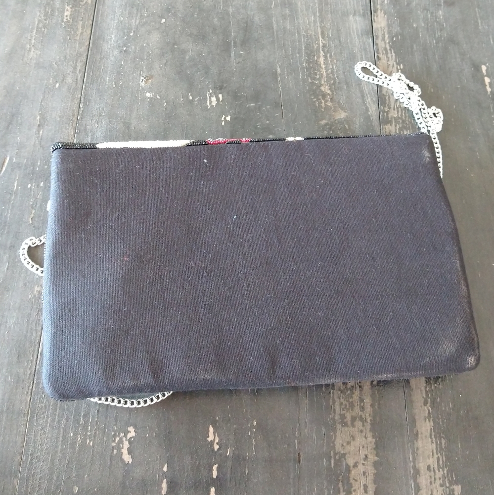 Colorful Beaded Envelope Clutch Crossbody - Picture 6 of 6